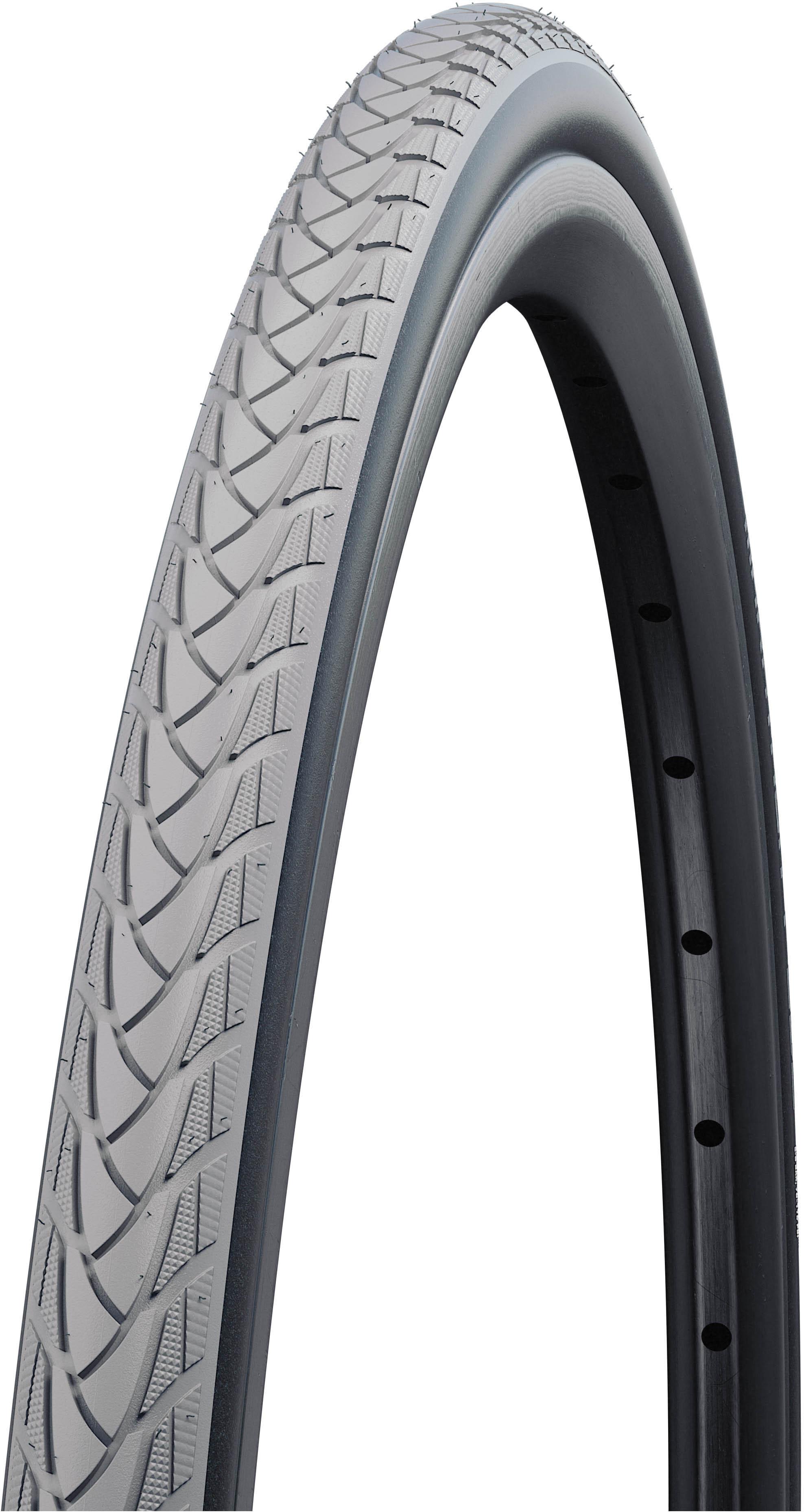 Halfords Schwalbe Marathon Plus Performance Wheelchair Tyre, Grey/Black, 37-540 (24X1 3/8 Inch)