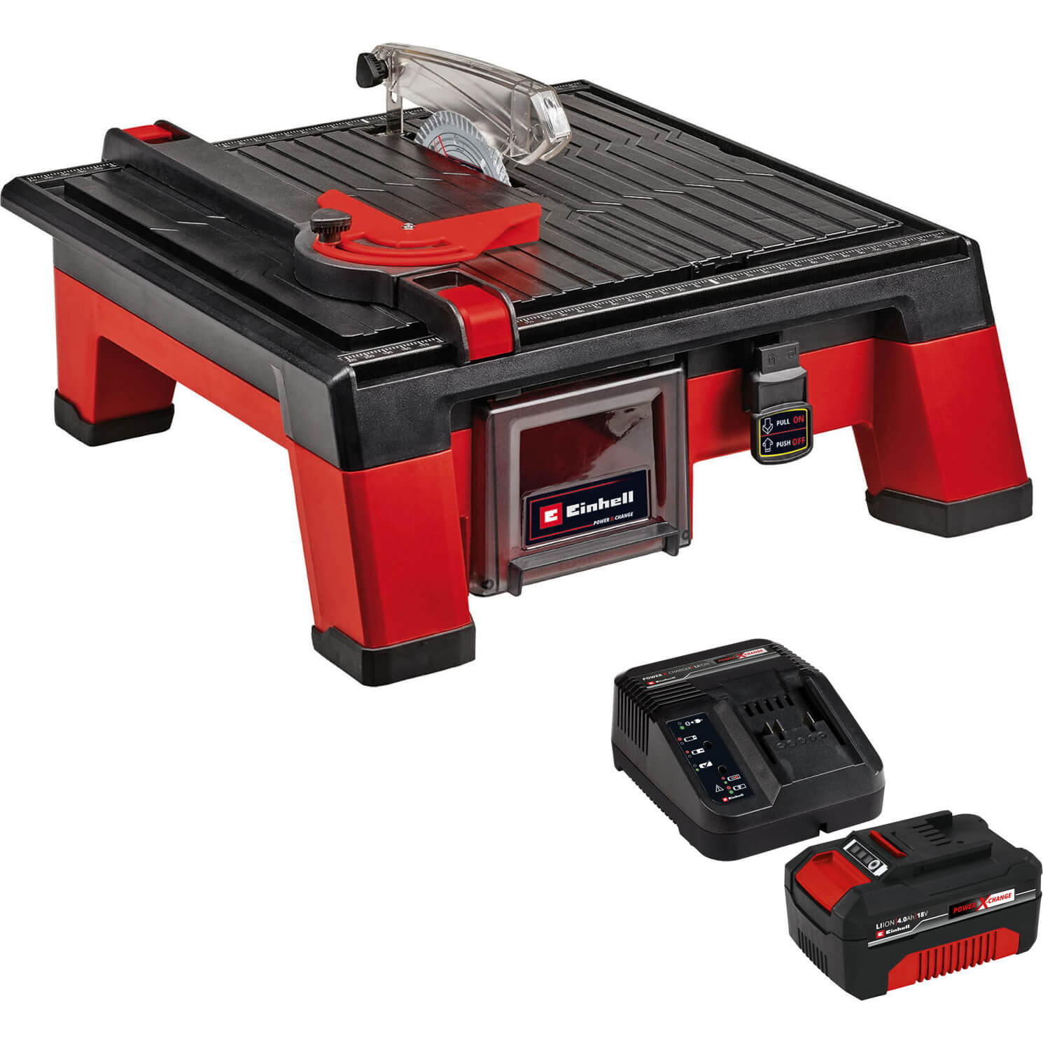 Einhell TE-TC 18/115 Li 18v Cordless Tile Saw 115mm 1 x 4ah Li-ion Charger No Case