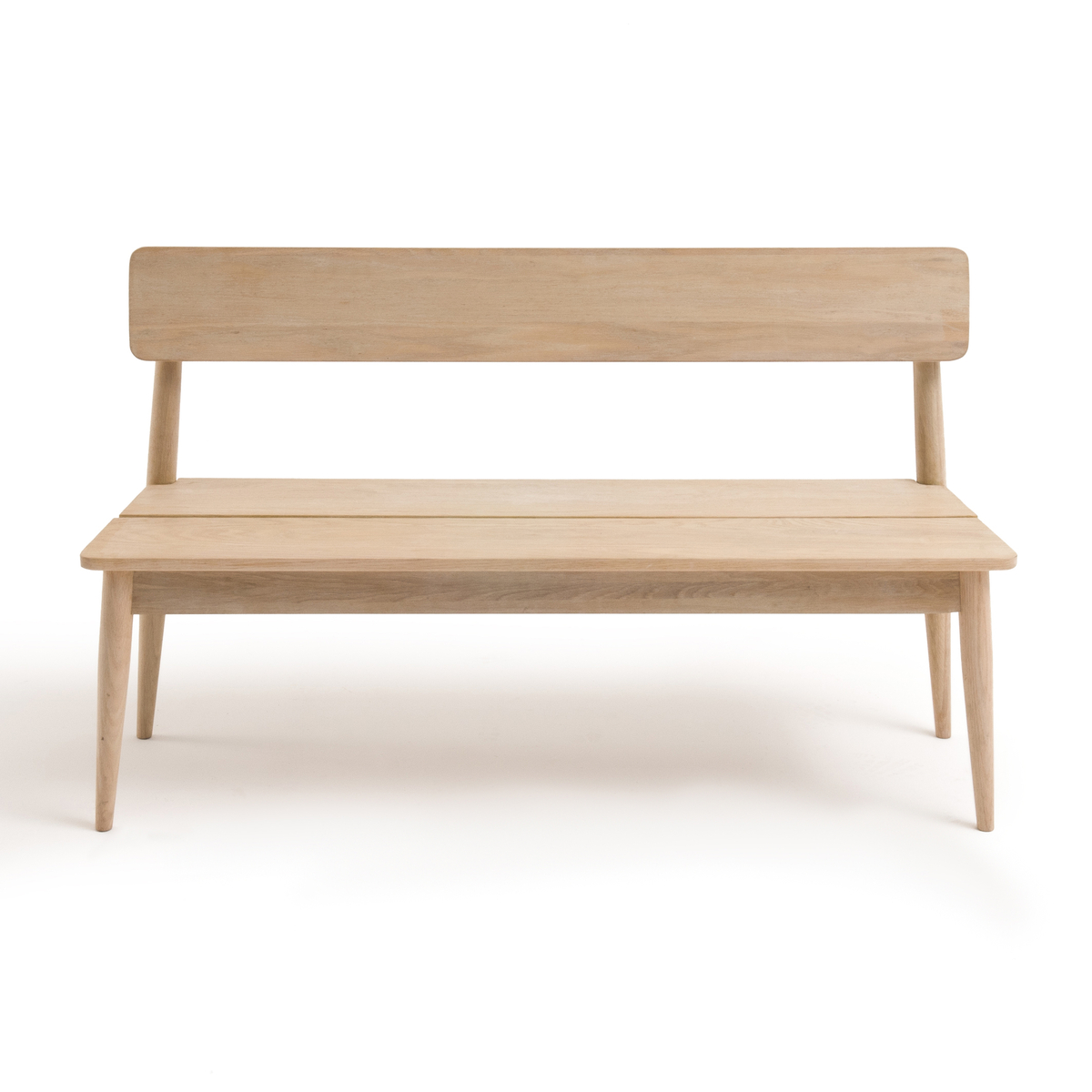 La Redoute Collection Natéo Entrance Bench in Solid Oak by La Redoute