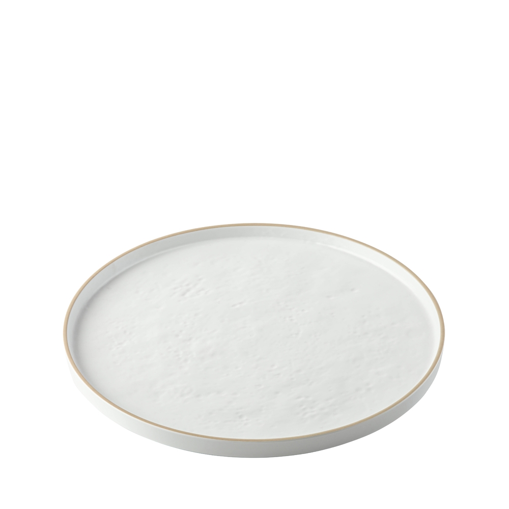 TableCraft Europa Melamine Collection Round Serving Platter 27.5x27.5x2cm White (1 x 6)