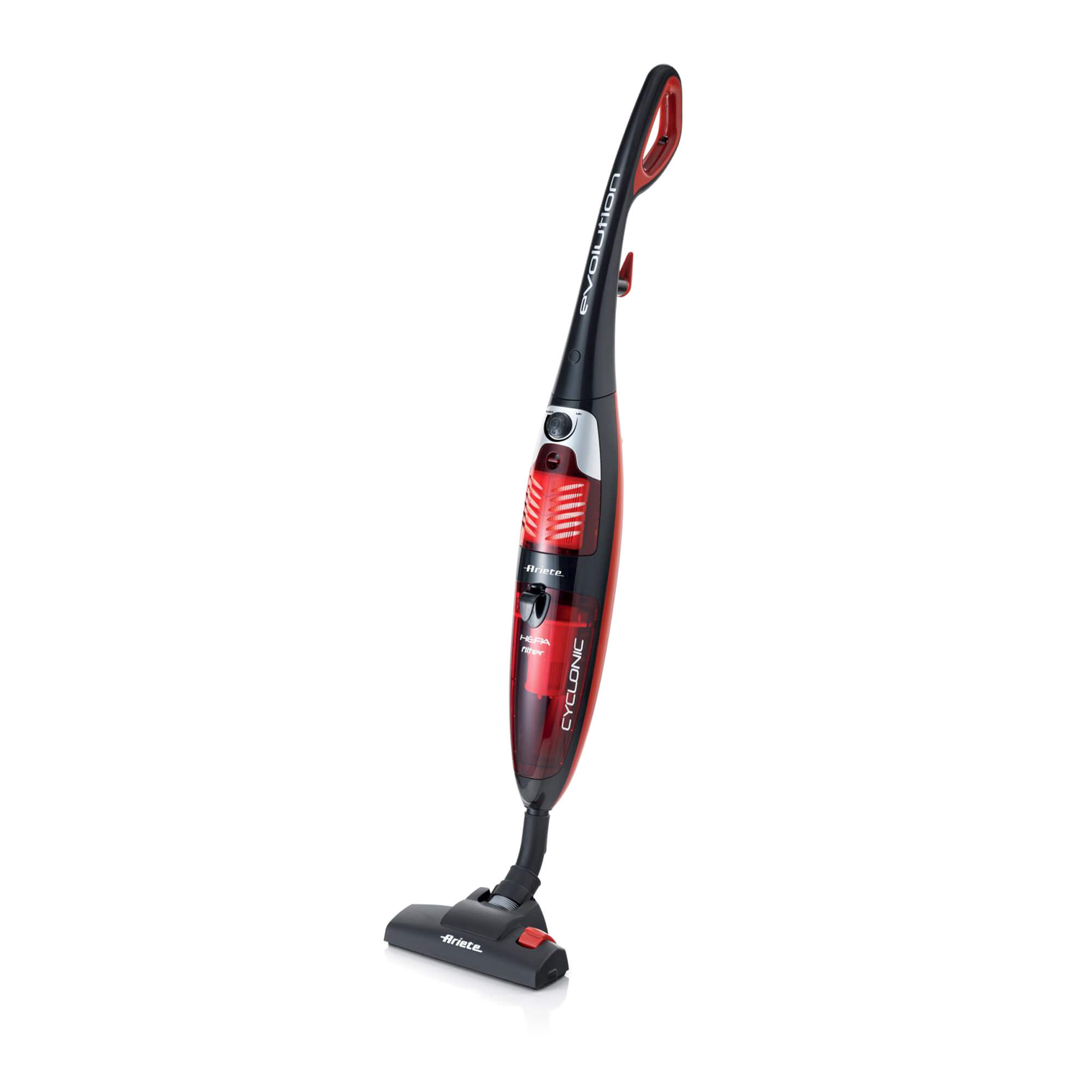 Ariete 2772/4 Scopa Elettrica Con Filo A Rete Senza Sacco Potenza 600 Watt Classe A Filtro Hepa Tecnologia Ciclonica - 2772/4 Evolution Red Line
