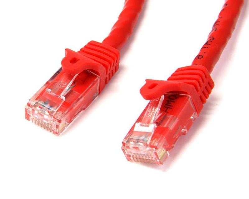 StarTech.com Cavo di rete CAT 6 - Cavo Patch Ethernet RJ45 UTP rosso da 5m antigroviglio
