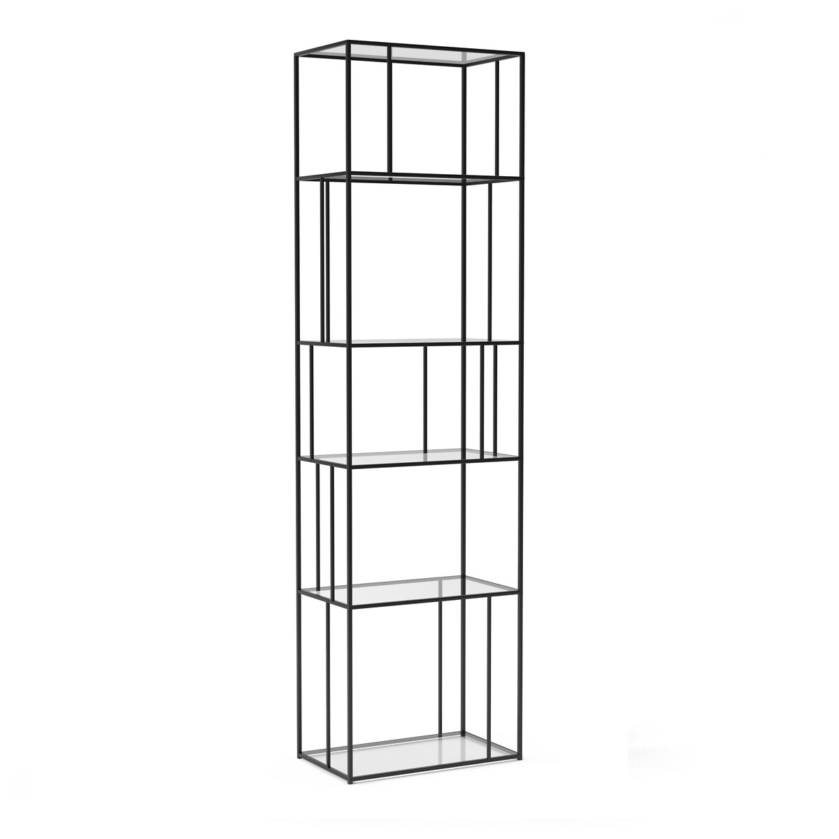AM PM Am.pm Parallel Metal & Glass Bookcase