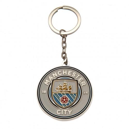 Manchester City FC Manchester City FC Keyring (One Size) (Multicoloured)