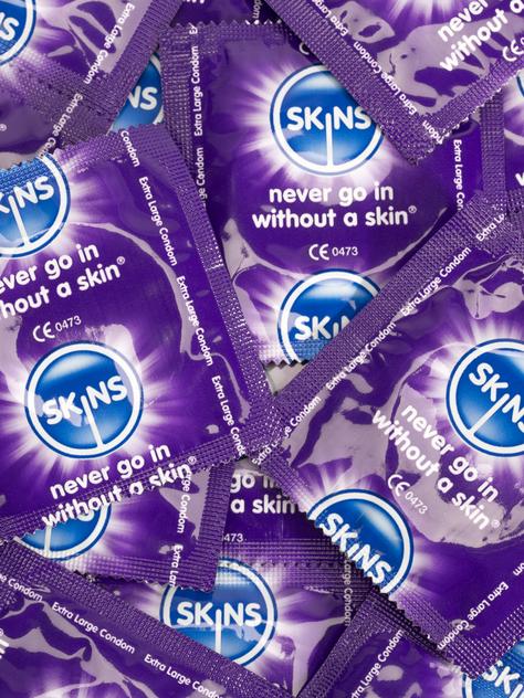 Skins Condoms Skins Extra Large Latex Condoms (100 Pack)