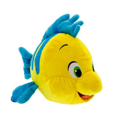 ShopDisney Disney Store Flounder Medium Soft Toy, The Little Mermaid
