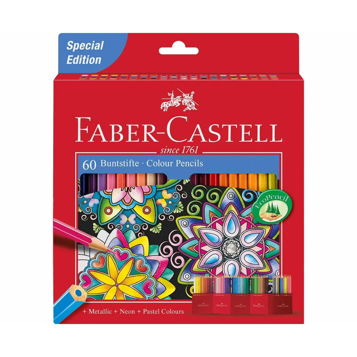 Faber Castell Faber Castell Coloured Pencils Case Of 60 | Colouring > Pencils > Pencils