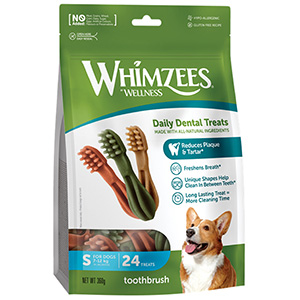 WHIMZEES Whimzees Value Bags - Toothbrush Small - Bag of 24 |
