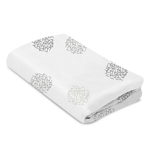 4 MOMS 4moms Mamaroo Sleep Sheet - White Crosshatch