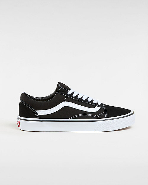 Vans Old Skool Wide Fit Shoes (black) Men,women Black, Size 9