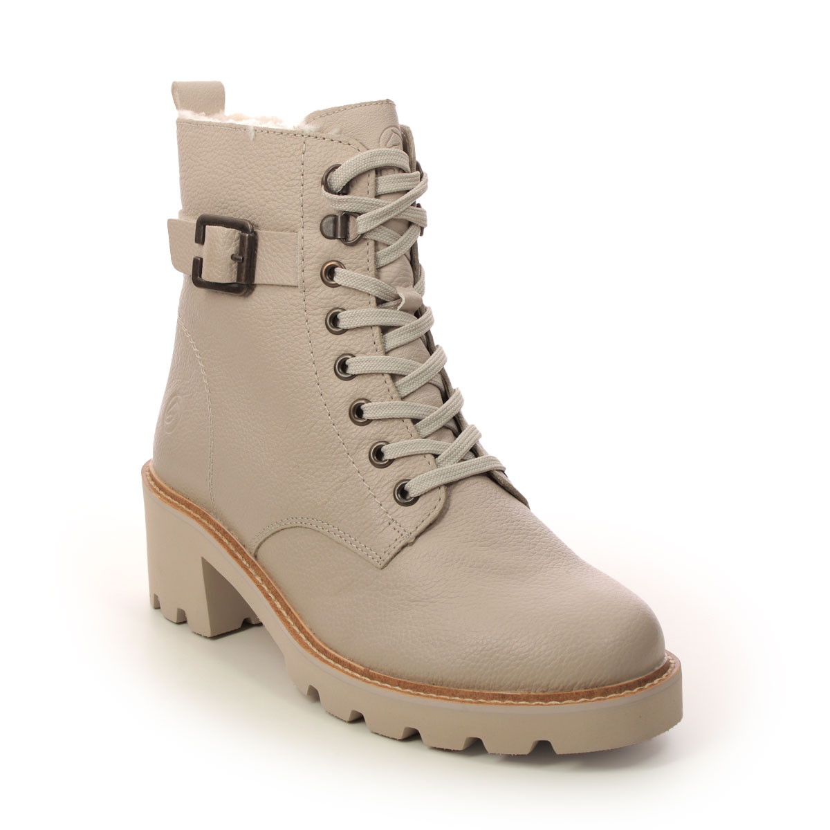 Remonte D0A74-60 Women Beige Zipper Boots Size: 41, Colour: Beige