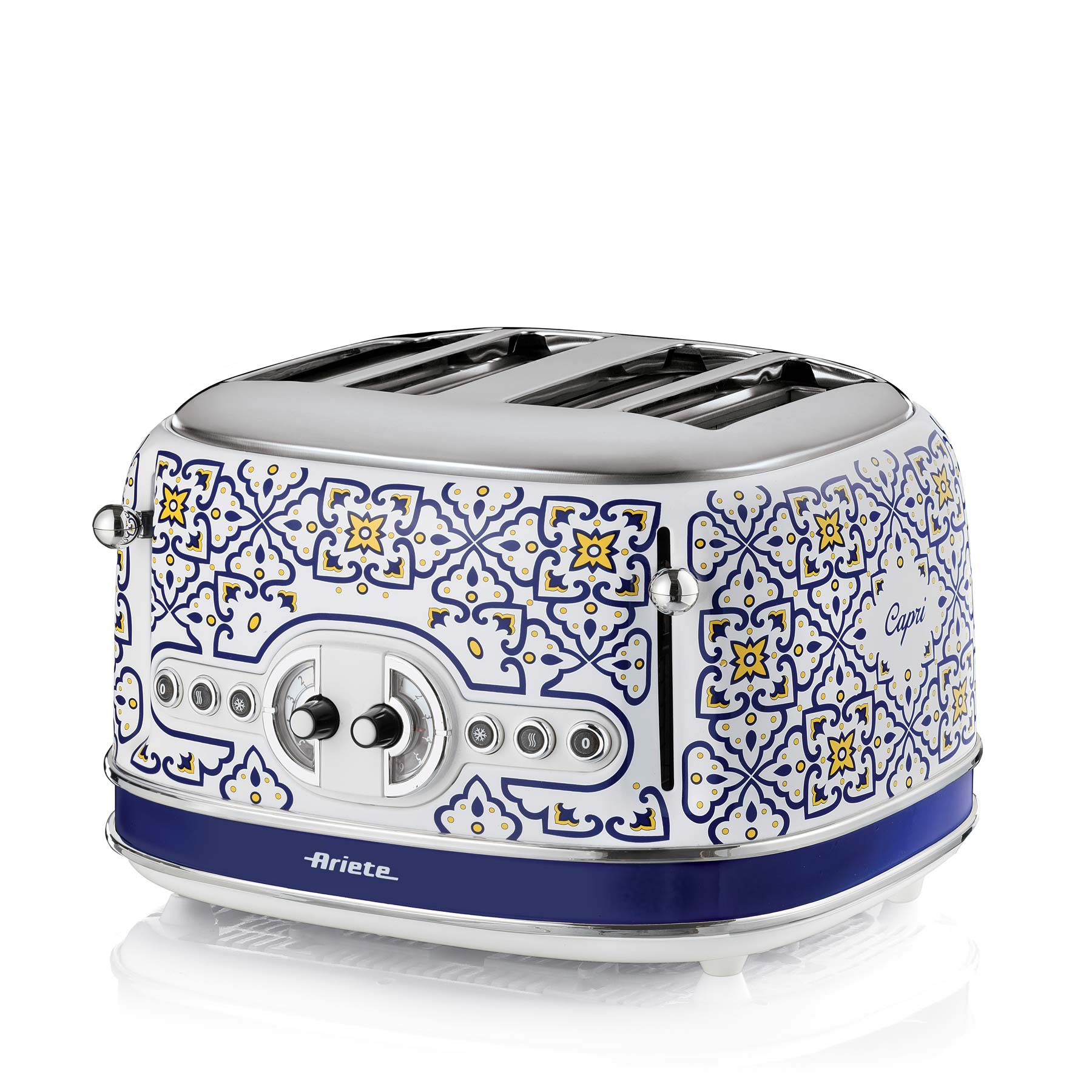Ariete 4 Slice Capri Design Toaster, Multi
