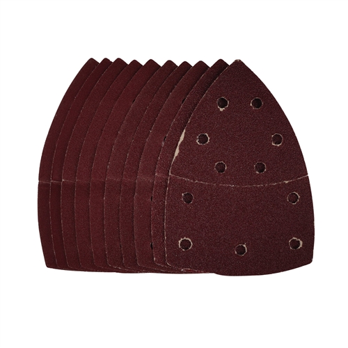 Draper Multi-Sanding Sheets with Hook and Loop, 102 x 62mm, 93mm, Assorted Grit (Pack of 10)