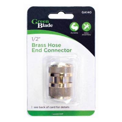  1/2" Brass Hose End Connector