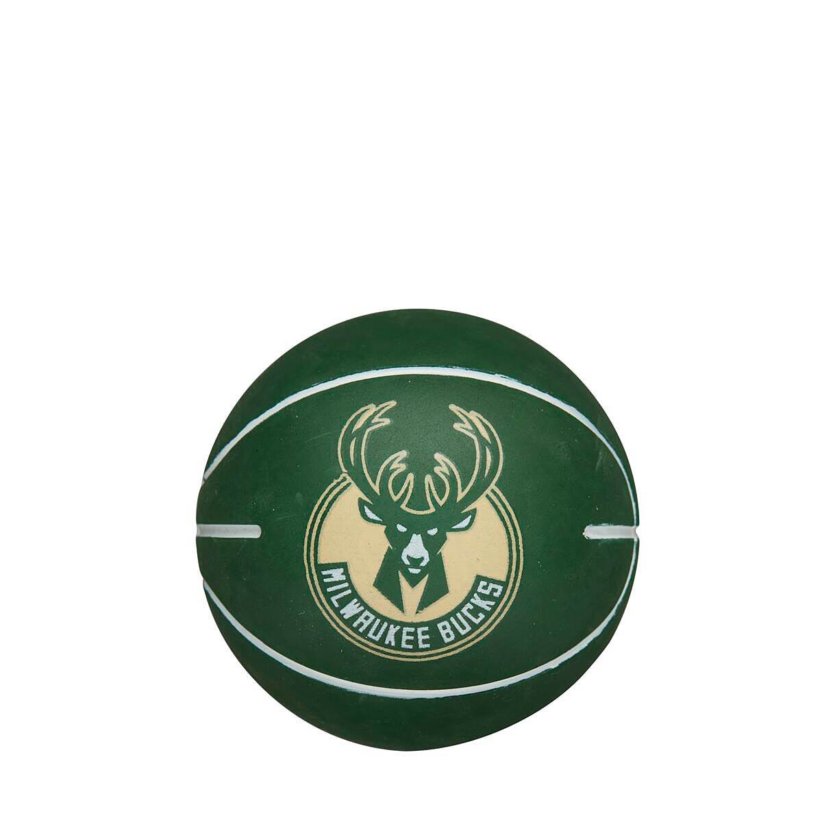 Wilson Nba Dribbler Milwaukee Bucks Basketball Micro, Dark Green, Unisex, Balls & Gear, Wtb1100pdqmil