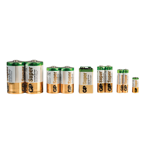 Grey Pneumatic GP Batteries SUPER ALKALINE AAAA / LR61 Blister with 2 batteries....