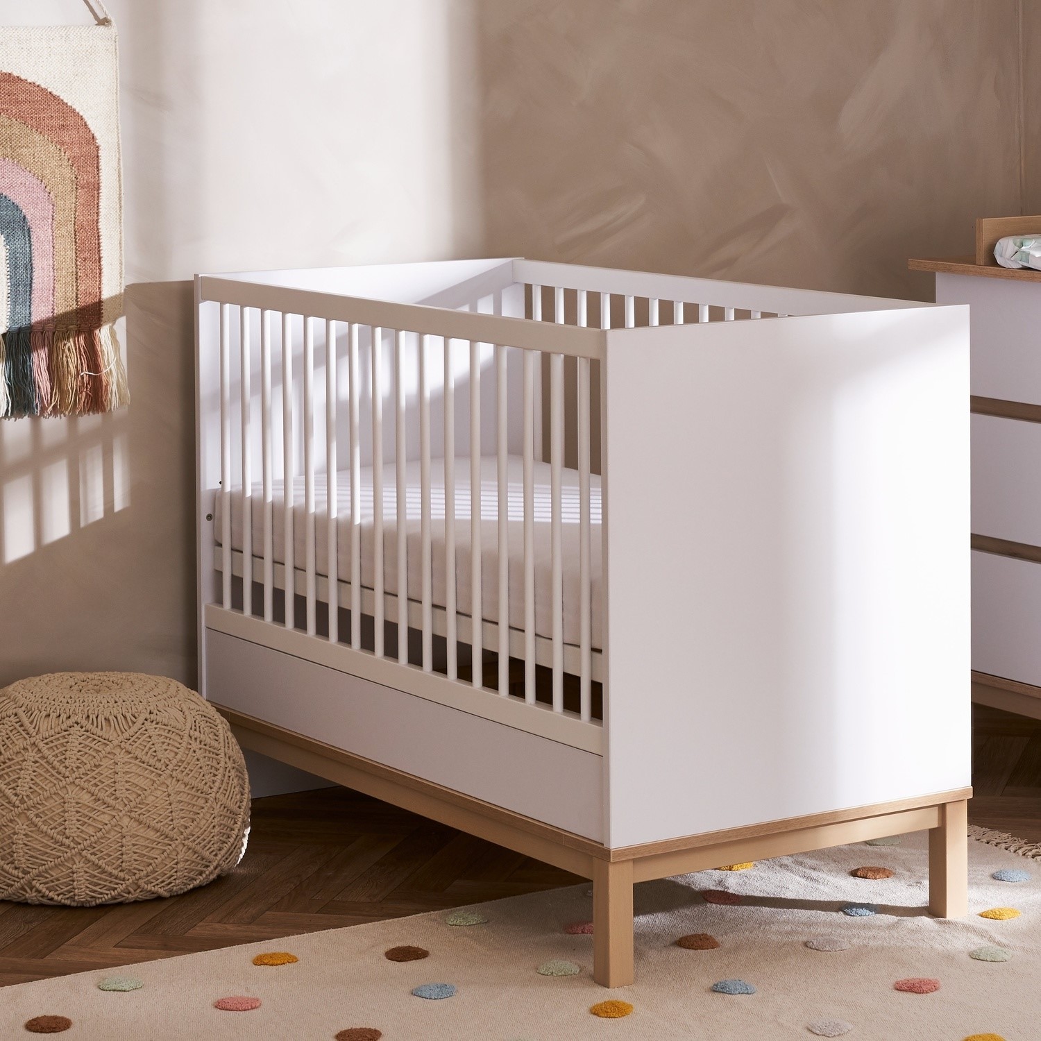  Astrid Mini Cotbed - White