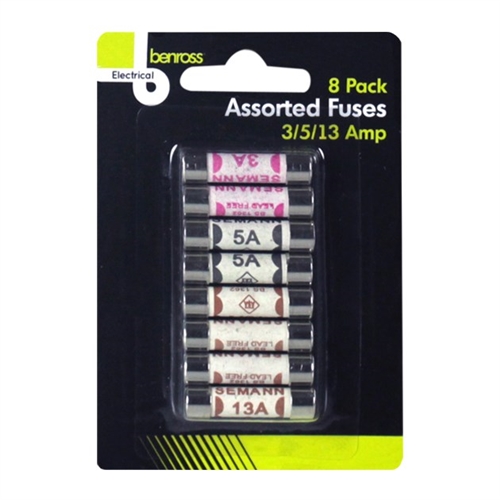 Benross 8pc Fuses Assorted