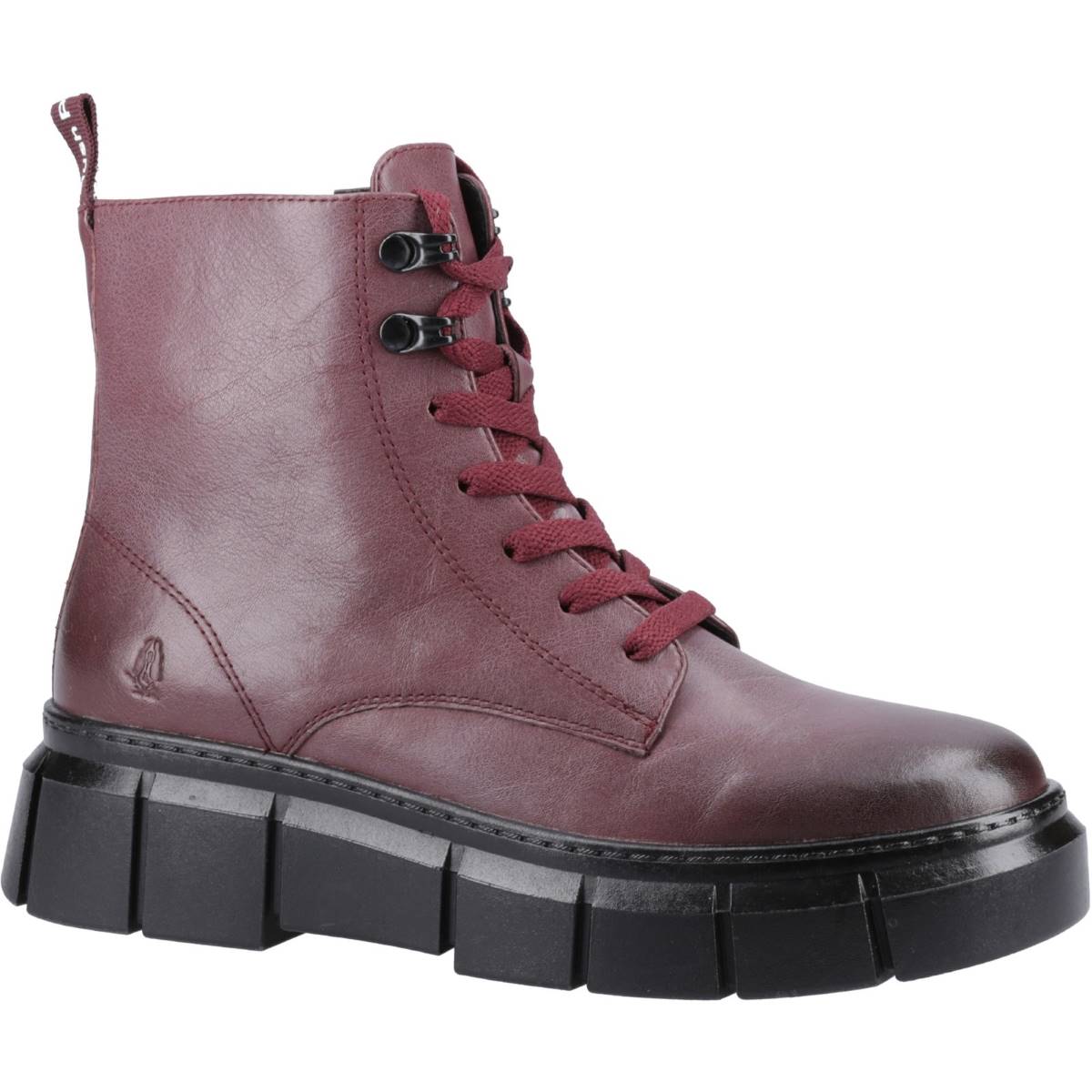  Fawn Womens Ankle Boots Colour: Bordeaux, Size: 6