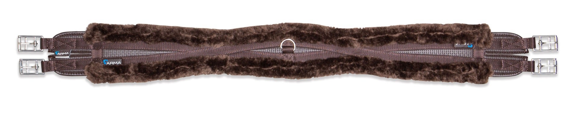 Arma Supafleece Contour Girth Brown - 56 Inches