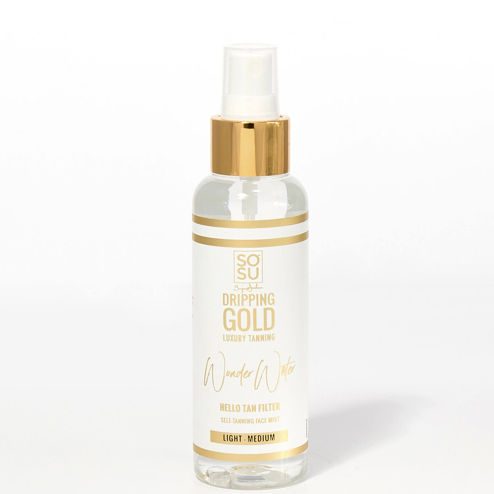 SoSu By SJ Tanning Dripping Gold Wonder Water Self Tanning Face Mist: Light - Medium100ml