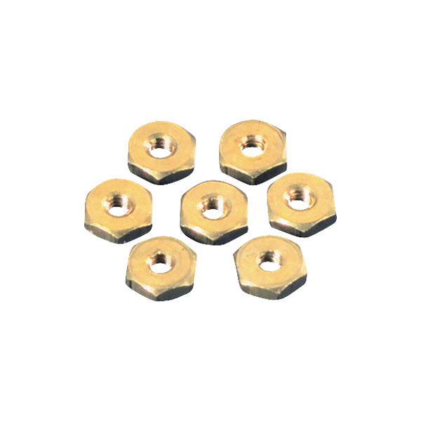 TOOLCRAFT Brass Hexagonal Nuts DIN 934 M5 Pack Of 100