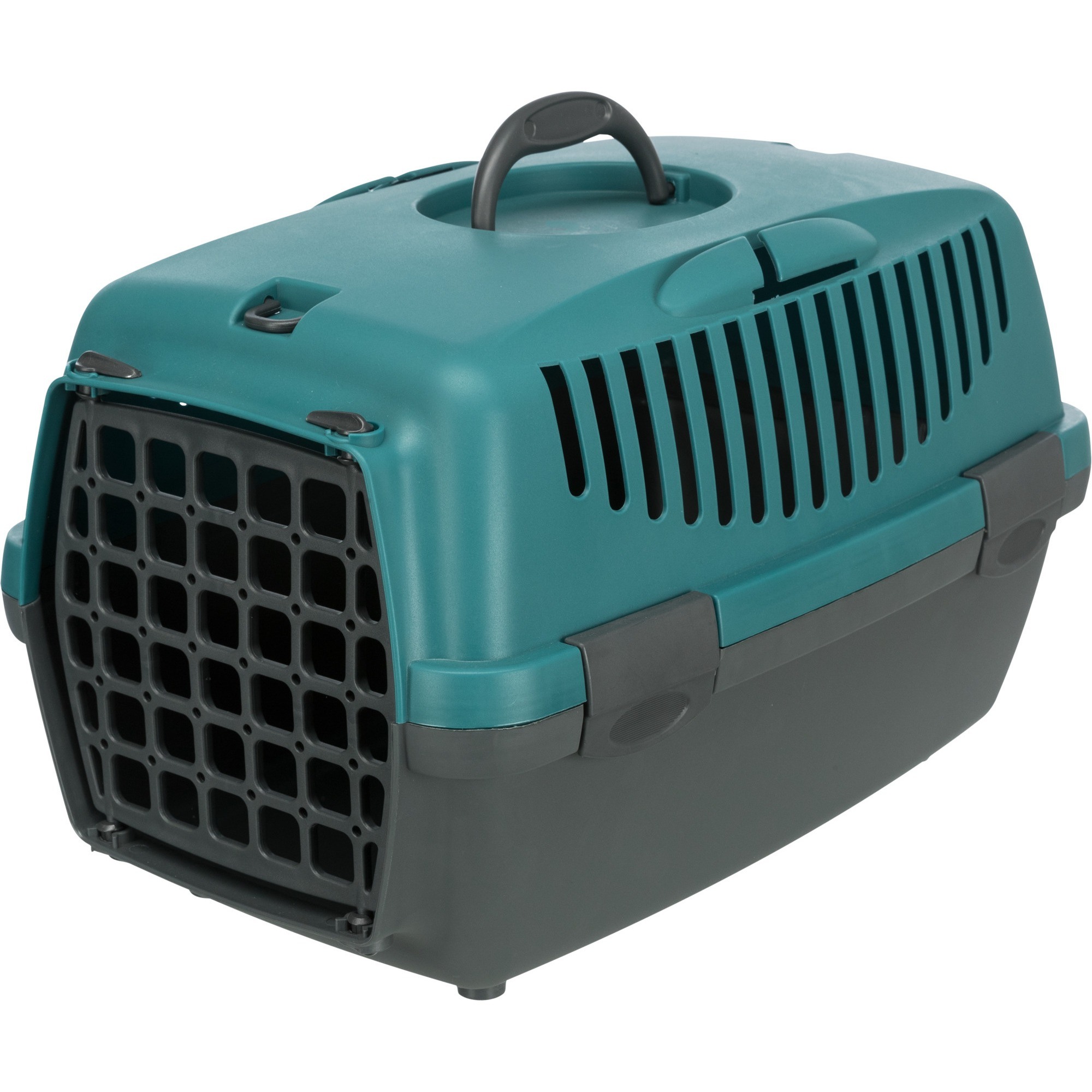 Trixie Capri Transport Box for Cats Dark Grey/Pastel Blue - 37X34X55cm