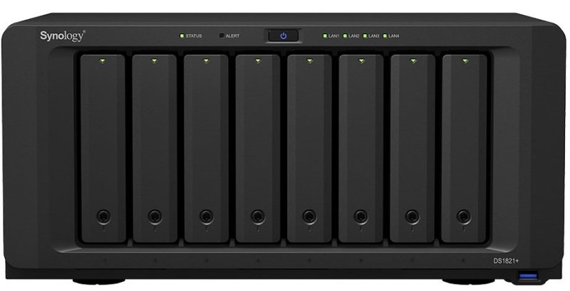Synology DS1821+ 8 Bay 4GB Diskless Desktop NAS