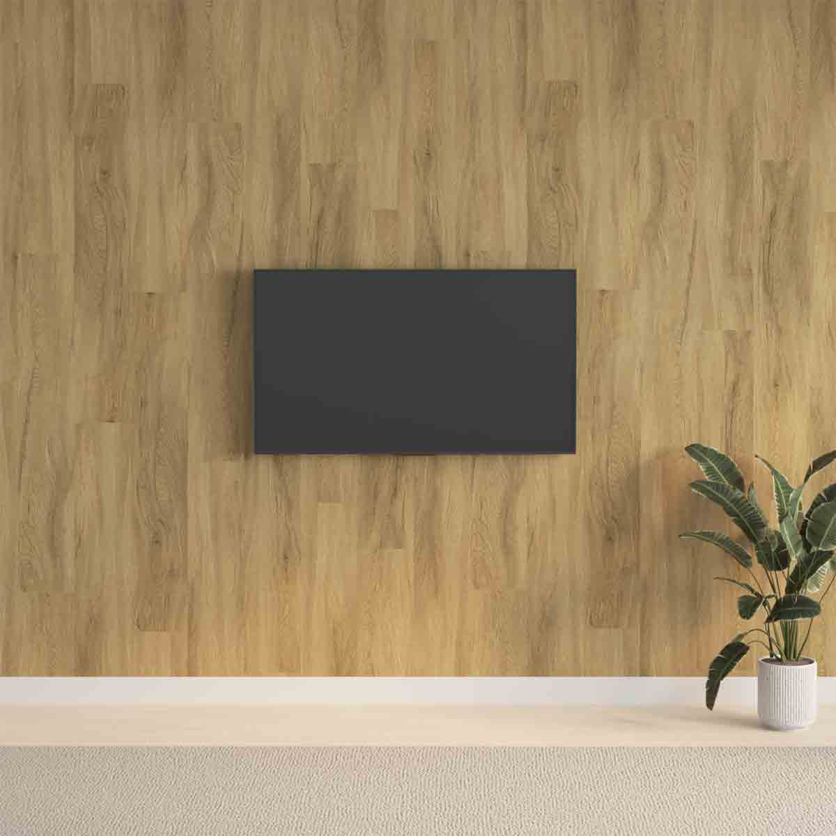 VidaXL Wall Panels Wood Look Brown Pvc 2.06 M²