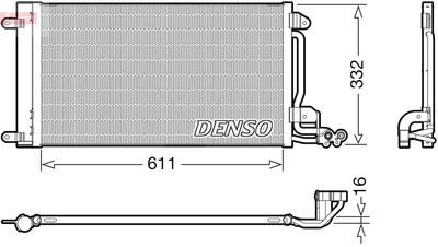 Denso Condenser, air conditioning