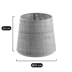 La Redoute Interieurs Jania 20cm Diameter Raffia Lampshade by La Redoute