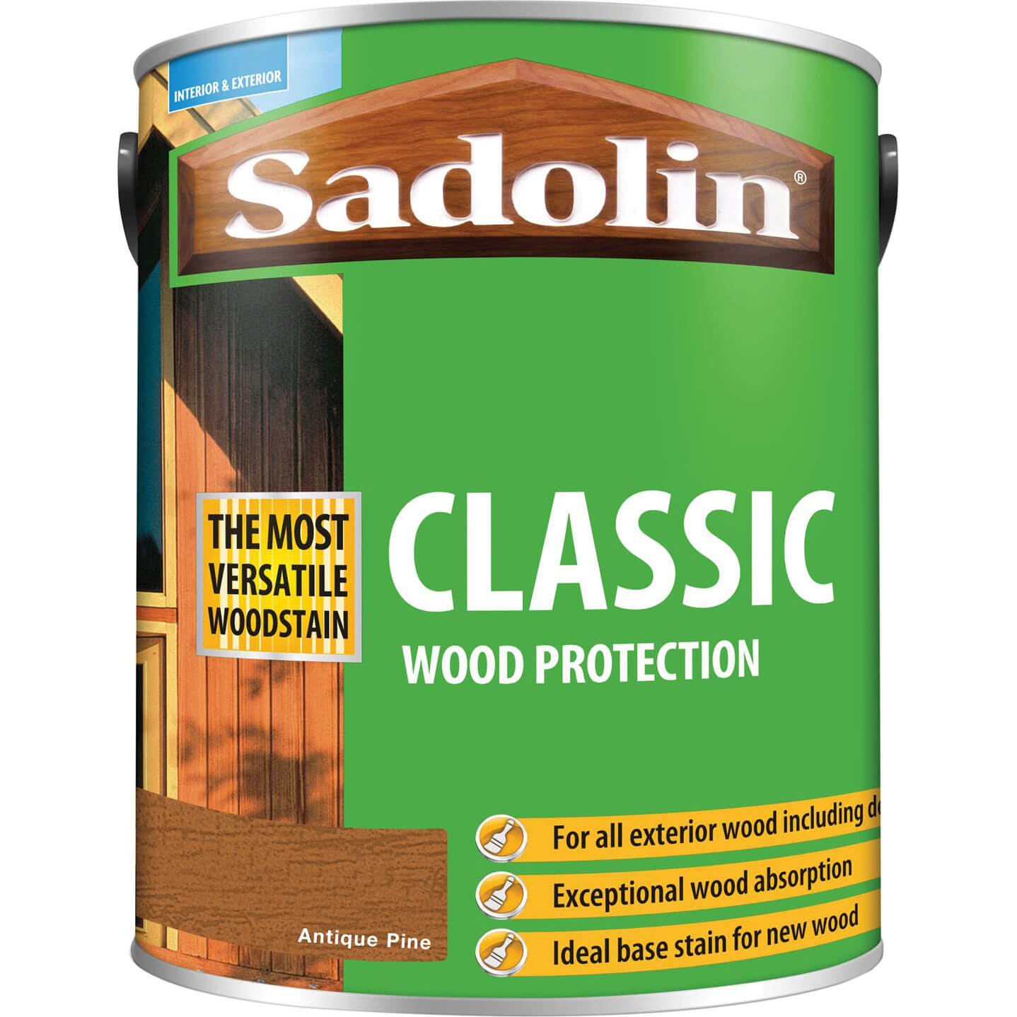 Sadolin SAD5028459 Classic Wood Protection Antique Pine 5 litre
