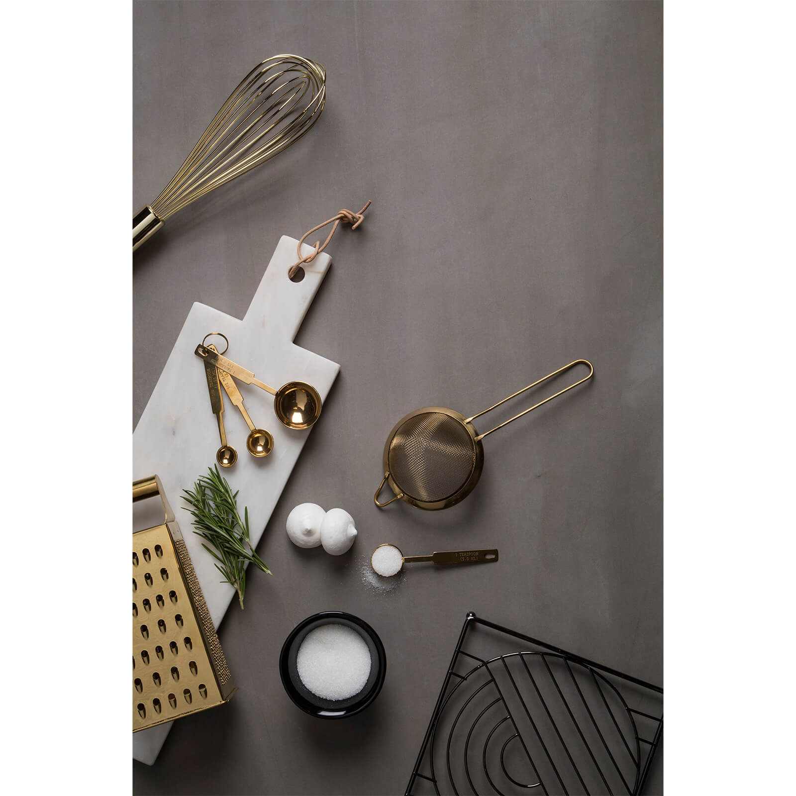 Premier Housewares Finlay Gold Measuring Spoons