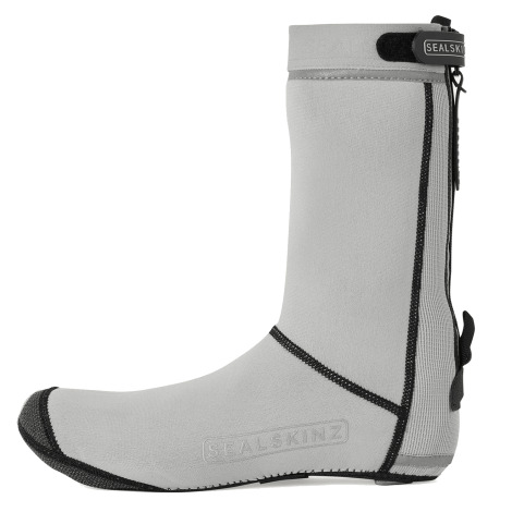 SealSkinz Caston All Weather Open-Sole Cycle Overshoe - Grey / Large