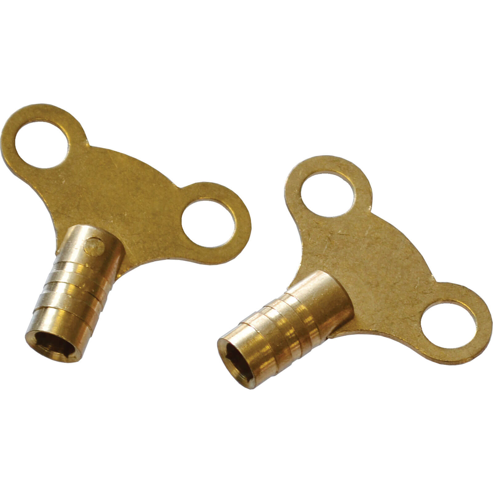 Faithfull Radiator Keys - Brass (Pkt 2)