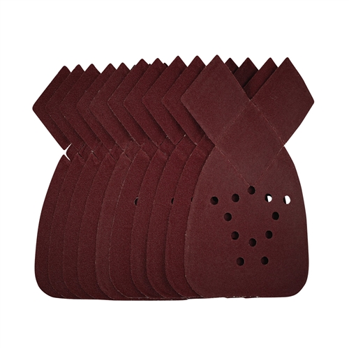 Draper 43993 Detail Sanding Sheets with Hook and Loop, 140mm, 120 Grit, SSD4 (10 Pack)