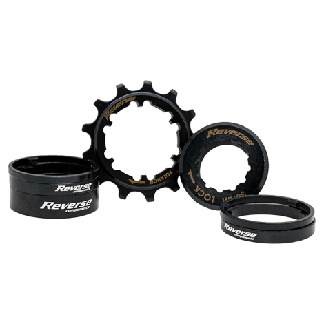 REVERSE COMPONENTS Microspline Single Speed Kit - Black / 13T
