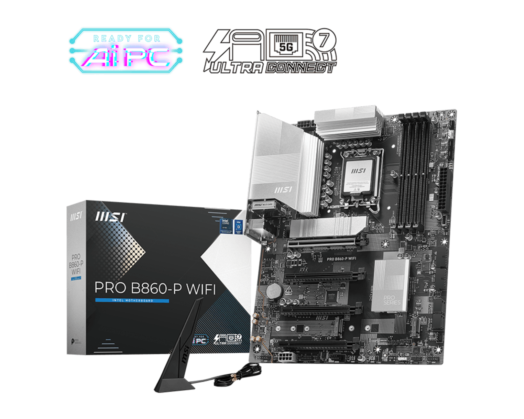 Pro B860-p Wifi Intel Core Ultra Lga 1851 Ddr5 Atx Motherboard