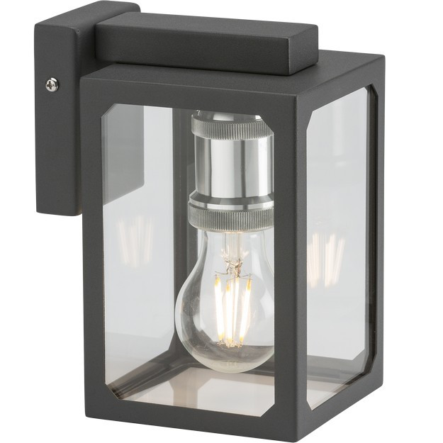 E27 Wall Lantern Anthracite 230v Ip23
