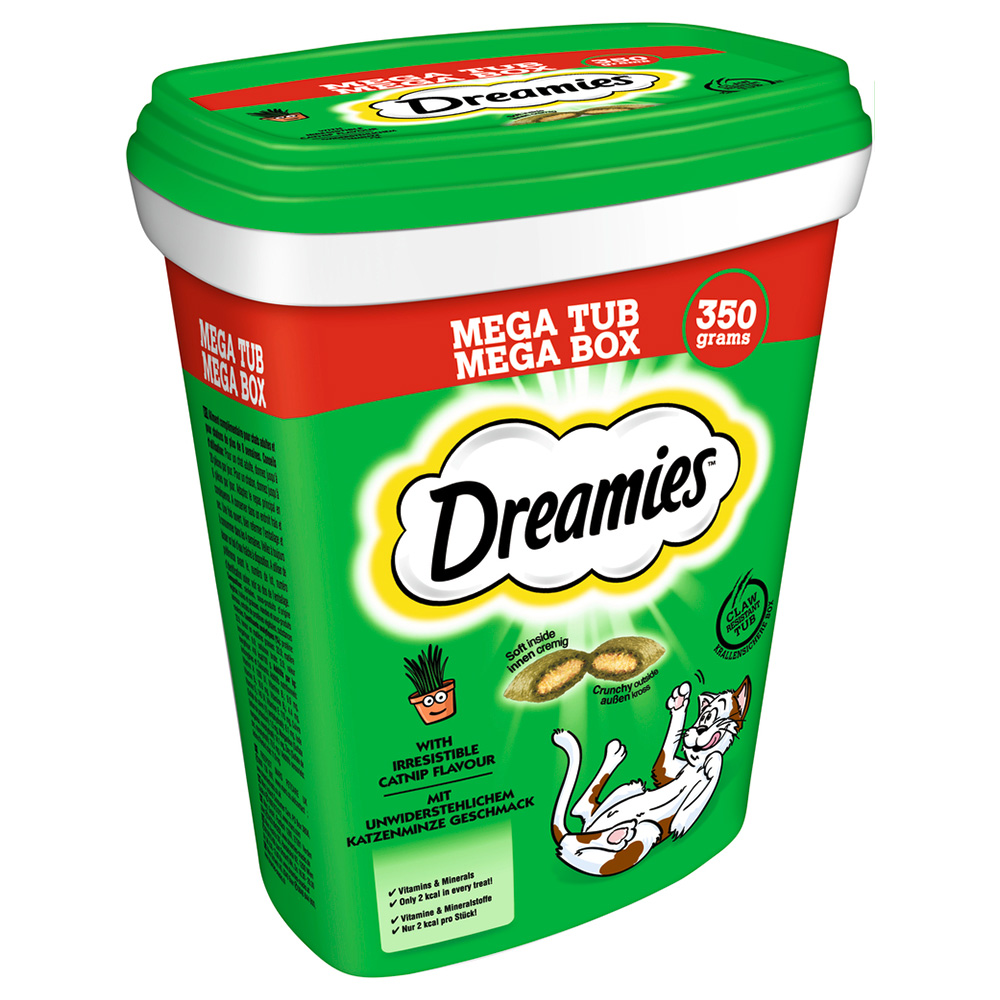 Dreamies Mega Tub - Catnip (350g)