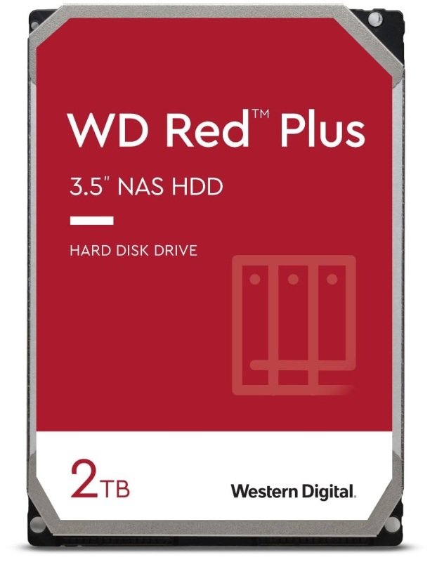Western Digital Red Plus Wd20efpx Internal Hard Drive 3.5" 2 Tb...