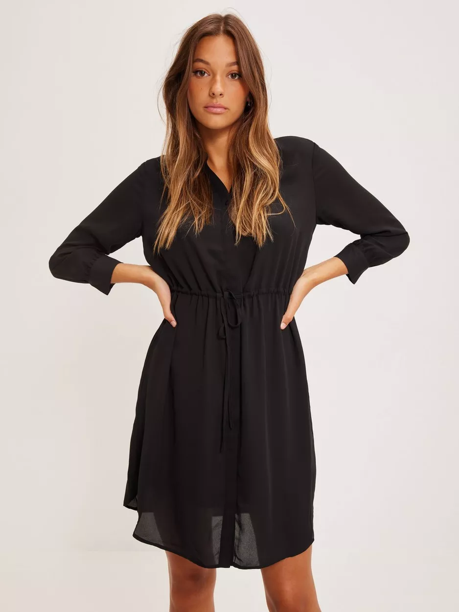 - Korte kjoler - Svart - Slfdamina 7/8 Dress B Noos - Kjoler