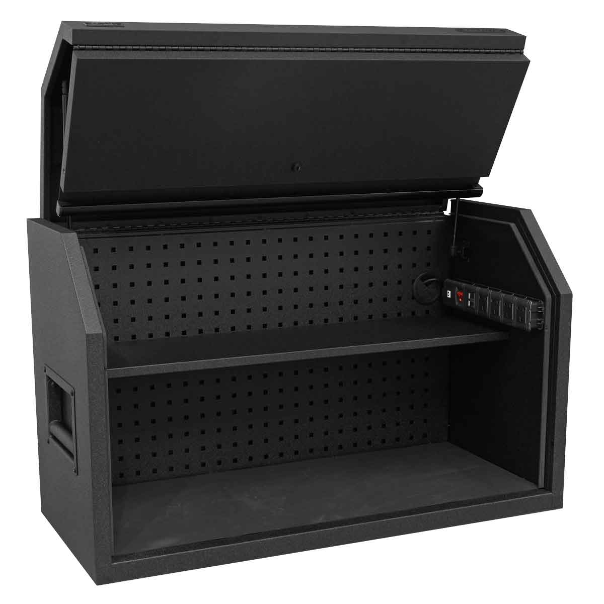  Hutch Tool Chest and Power Strip Black