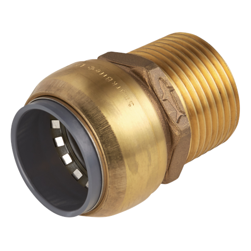 Sealey SBA22BSA Straight Adaptor 22mm x 3/4"BSPT Brass