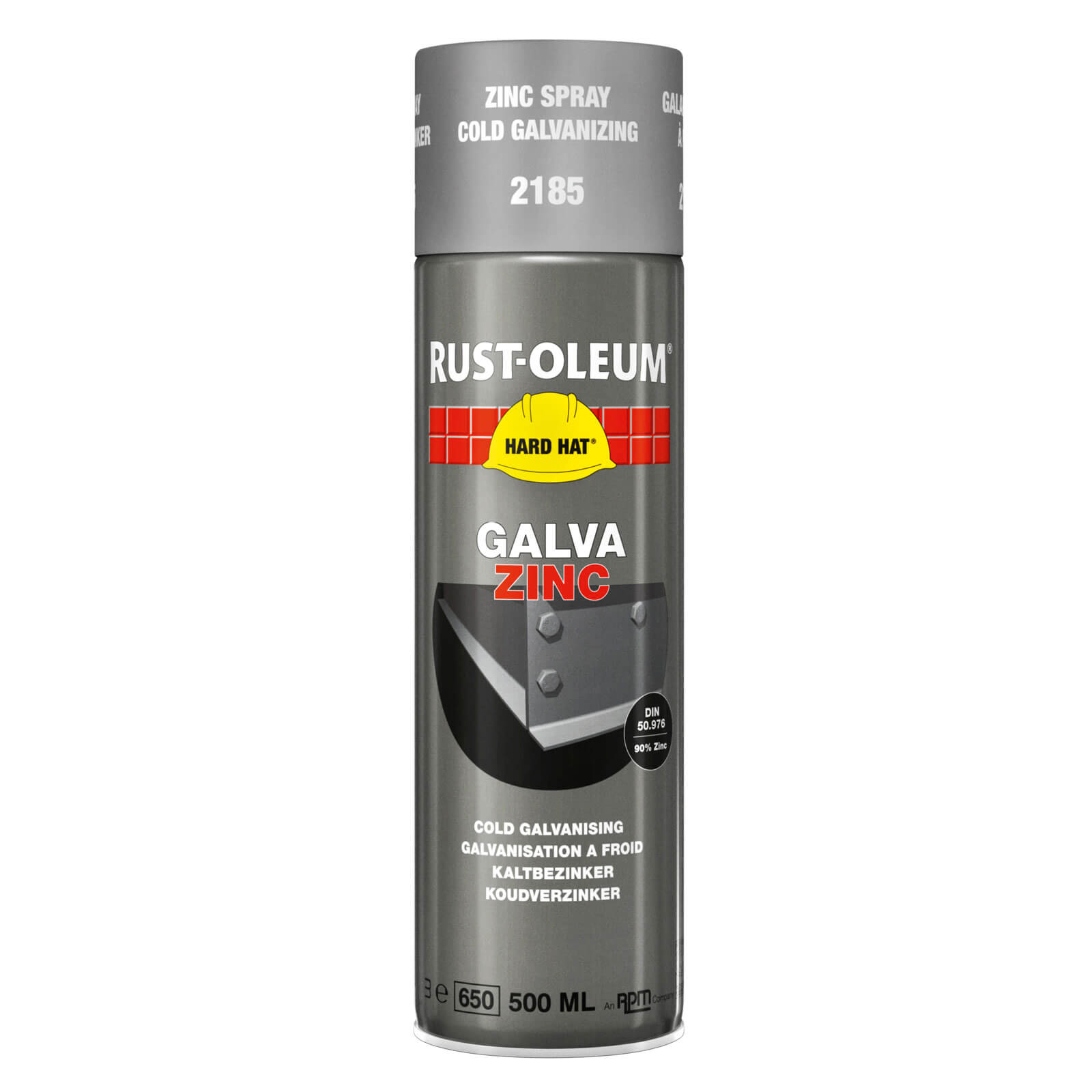 Rust Oleum Hard Hat Galvanising Zinc Spray Paint Galv Express 500ml