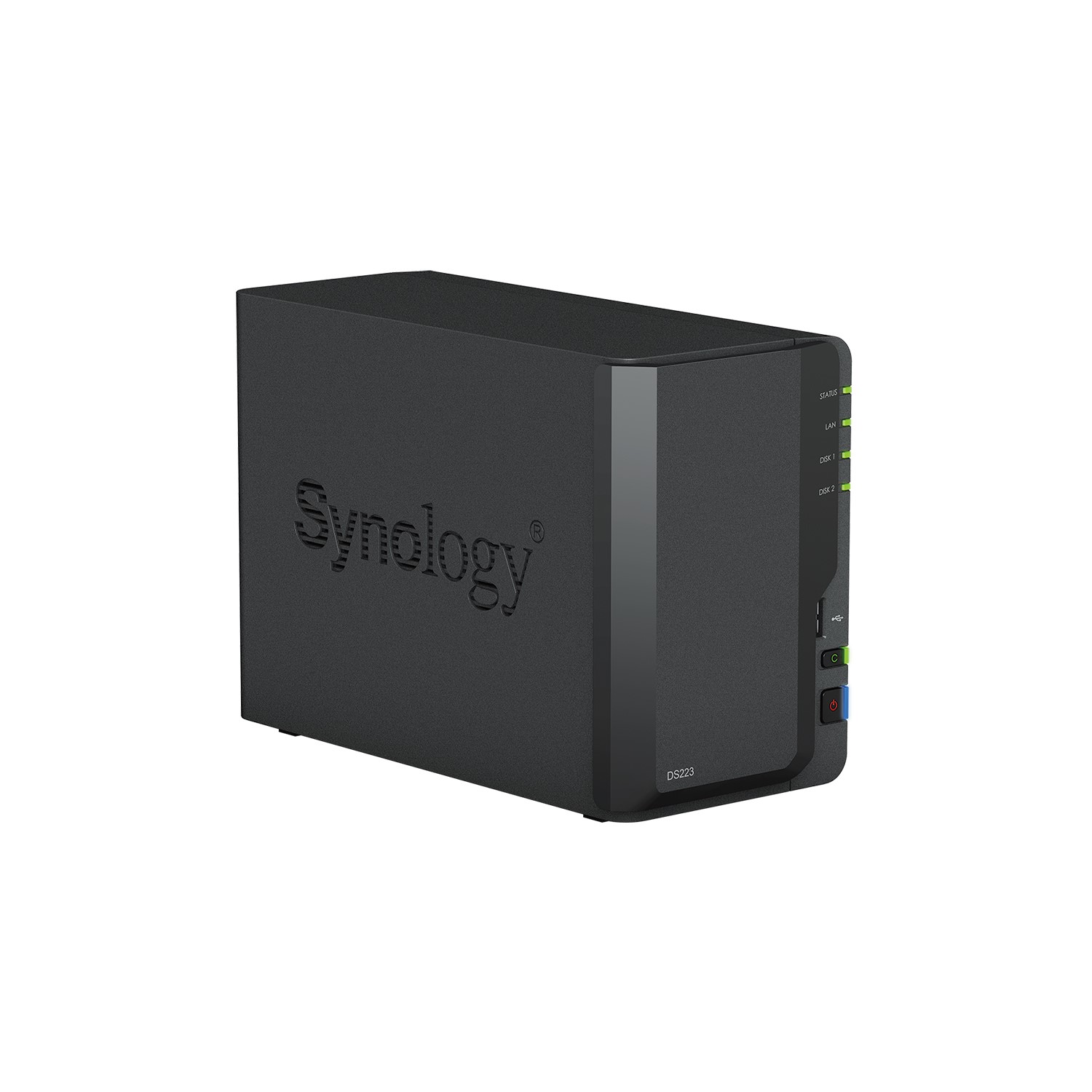 Synology Diskstation Ds223 2gb Ram With 16tb Installed Storage 2 Bay Sata Desktop Nas Storage