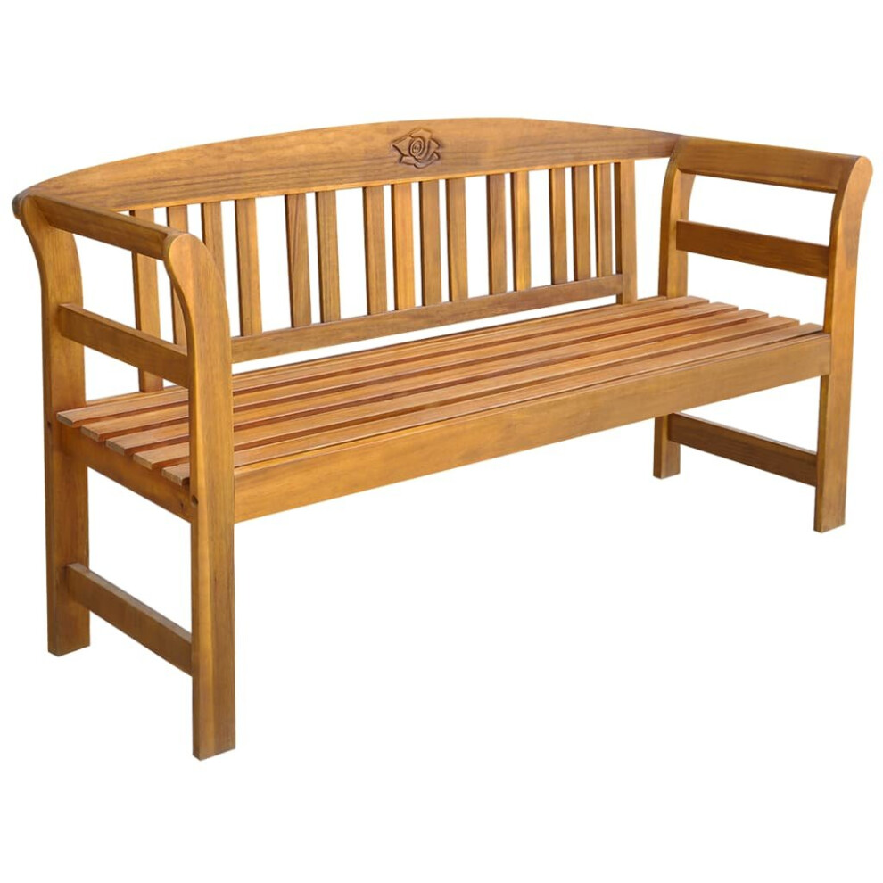 VidaXL Garden Bench 157 cm Solid Acacia Wood