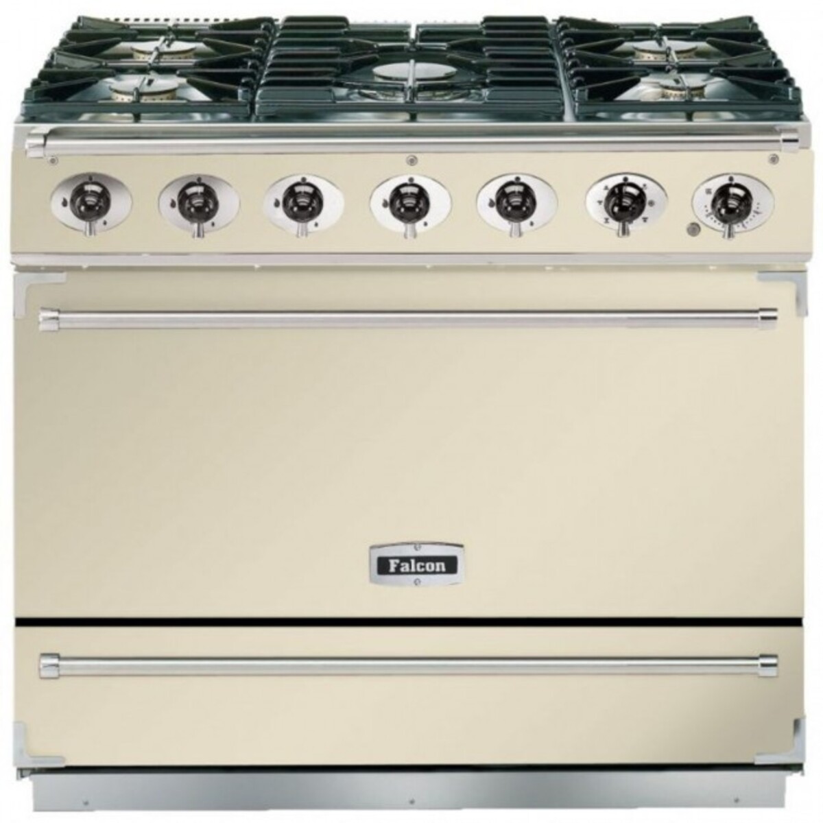 Falcon F900SDFCR/CM-EU S 90cm Dual Fuel Range Cooker - Cream/Chrome
