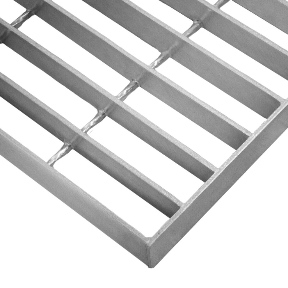 MONSTER SHOP Galvanised Grating Mesh Panels - Silver / 50cm