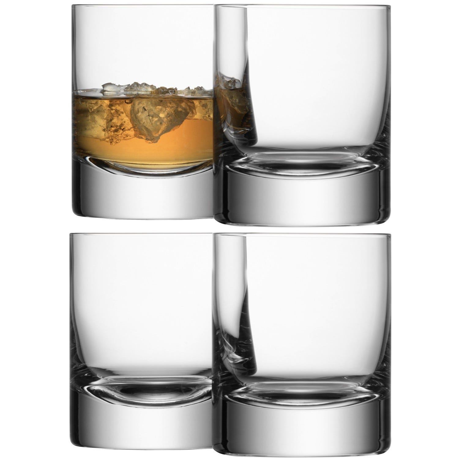 LSA International Bar Collection Tumblers, Box of 4, 250ml, Clear